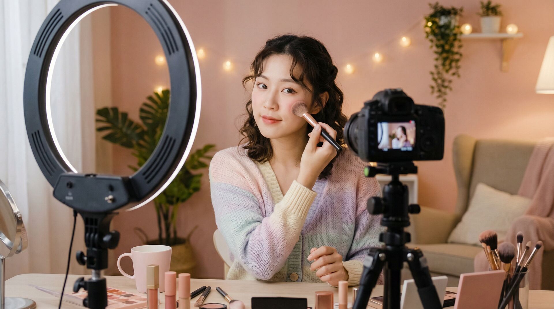 小马拉大车美妆视频教程